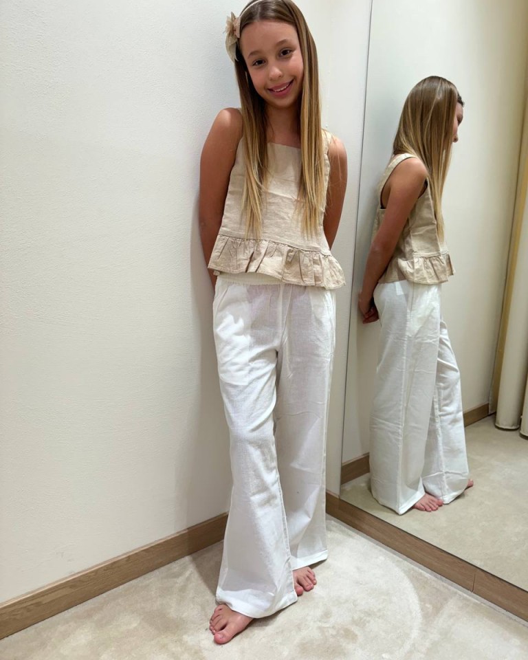 Pantalone in lino dritto bianco Name It Shop Online Pantalone in lino dritto bianco Name It