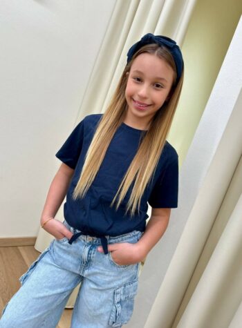 Shop Online T-shirt blu nodo Name It