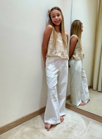 Shop Online Top con gala beige Name It