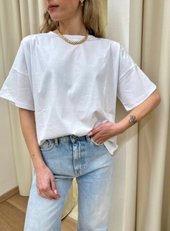 Shop Online T-shirt scatoletta basic bianca Souvenir