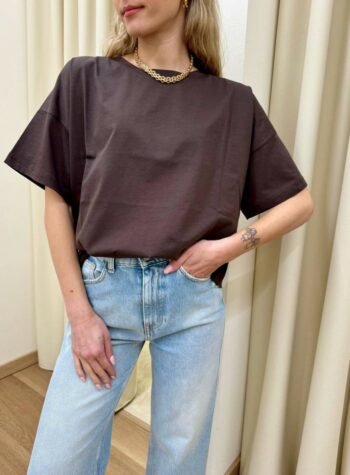 Shop Online T-shirt scatoletta basic moro Souvenir