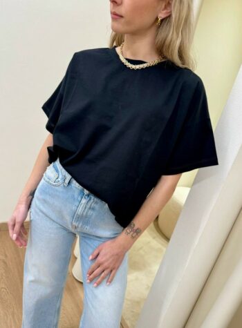 Shop Online T-shirt scatoletta basic nera Souvenir