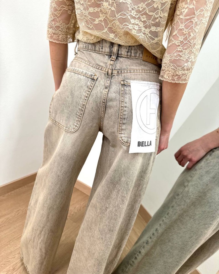 Jeans Bella chiaro sfumato beige HaveOne Shop Online Jeans Bella chiaro sfumato beige HaveOne