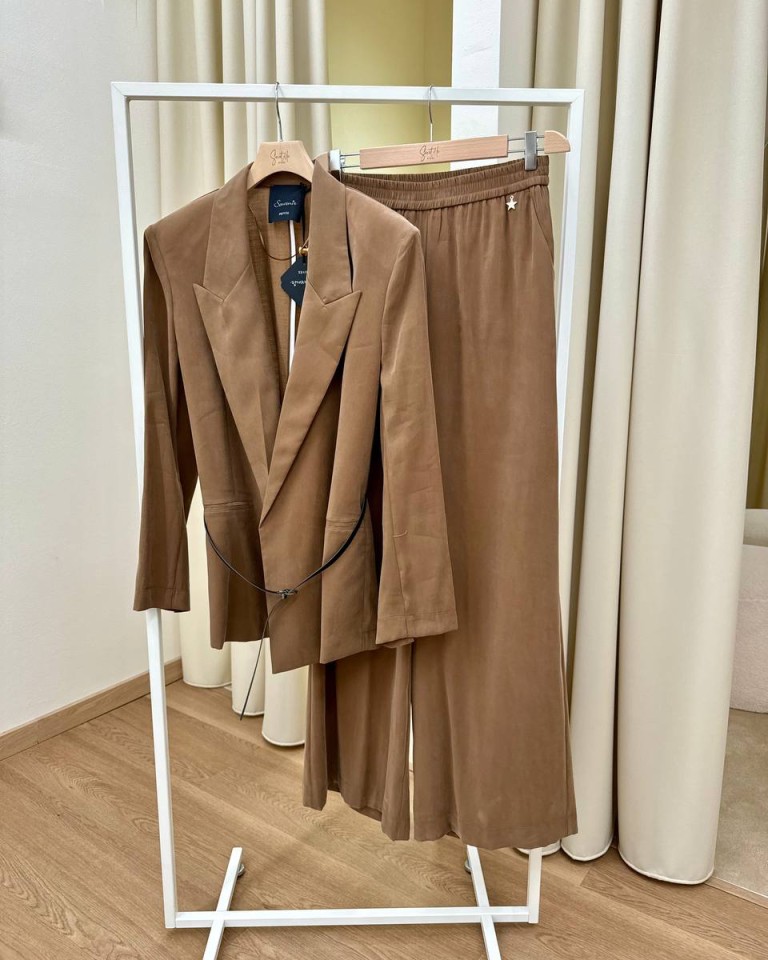 Pantalone fluido tabacco Souvenir Shop Online Pantalone fluido tabacco Souvenir