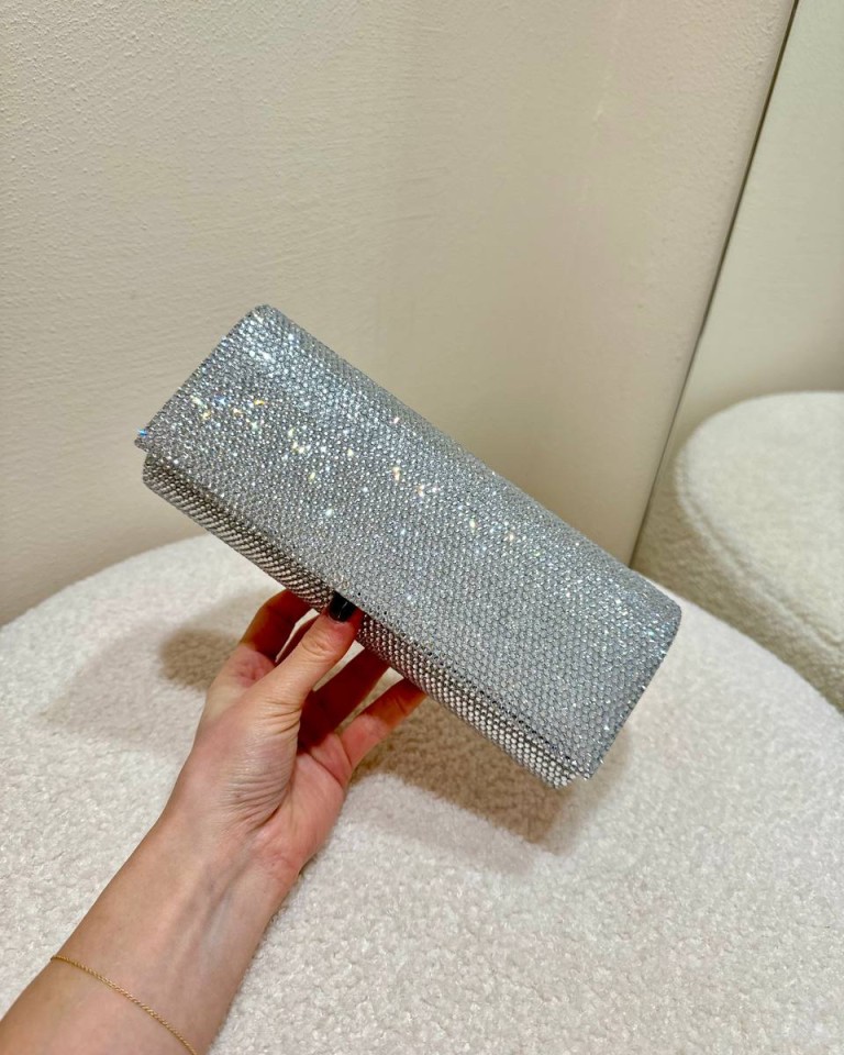 Clutch French argento Twentyfourhaitch Shop Online Clutch French argento Twentyfourhaitch