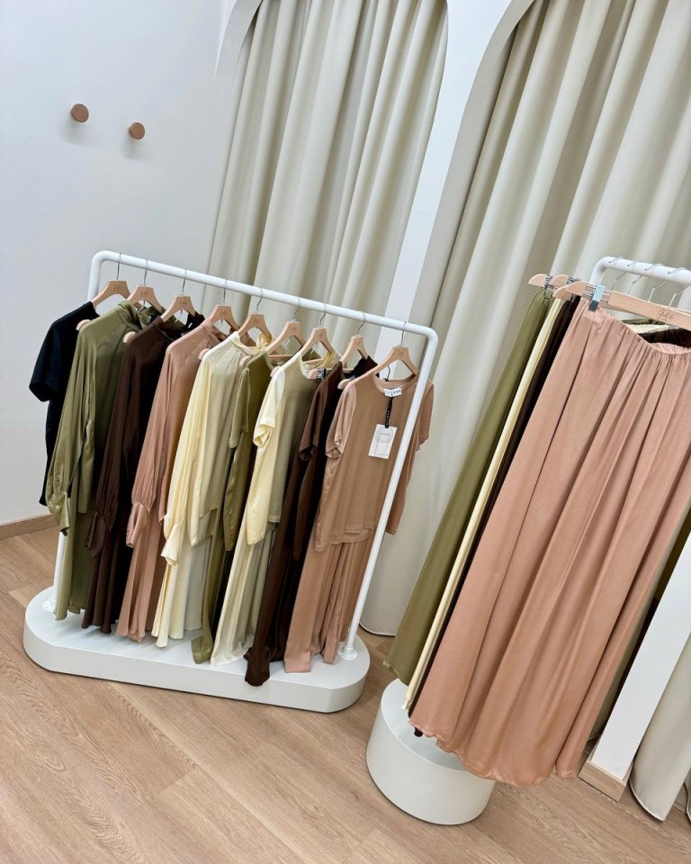 Abito midi a fascia in viscosa moro HaveOne Shop Online Abito midi a fascia in viscosa moro HaveOne