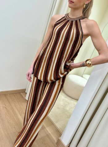 Shop Online Canotta righe moro lurex The Loom Archive