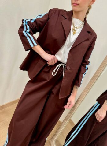 Shop Online Giacca moro bande azzurre Susy Mix