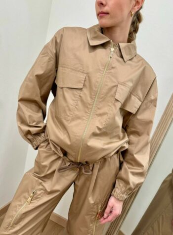 Shop Online Giacca tasconi nocciola Susy Mix