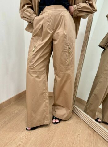 Shop Online Pantaloni tasconi nocciola Susy Mix