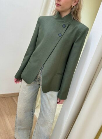 Shop Online Giacca coreana verde HaveOne