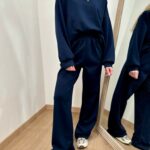 Completo tuta felpa e pantalone blu Susy Mix – Scintille Store