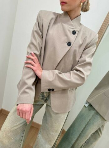 Shop Online Giacca coreana tortora HaveOne