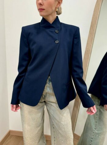 Shop Online Giacca coreana blu navy HaveOne