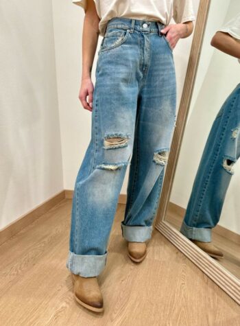 Shop Online Jeans Stella denim con rotture HaveOne