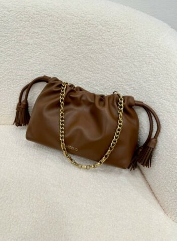 Shop Online Borsa Tassel small cioccolato Vicolo