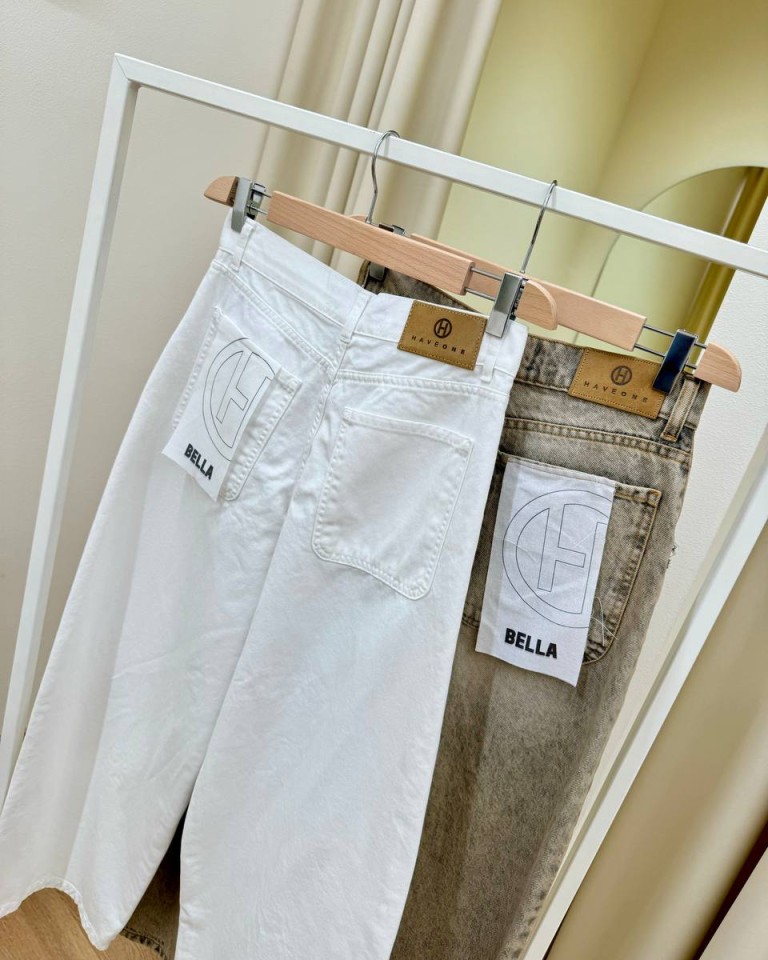 Jeans Bella chiaro sfumato beige HaveOne Shop Online Jeans Bella chiaro sfumato beige HaveOne