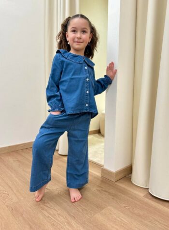 Shop Online Jeans palazzo con pinces Name It