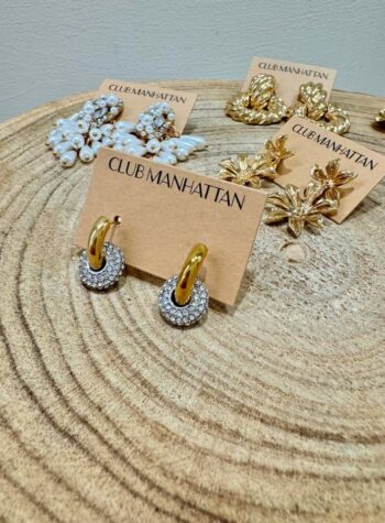 Shop Online Orecchino Monroe strass Club Manhattan