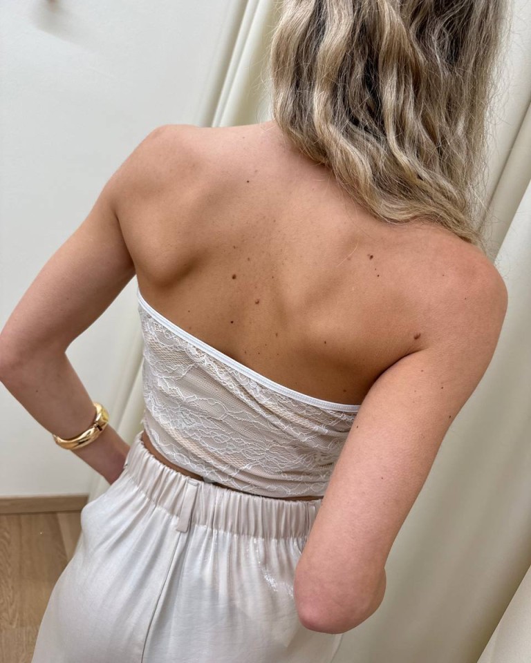 Bustino pizzo bianco HaveOne Shop Online Bustino pizzo bianco HaveOne