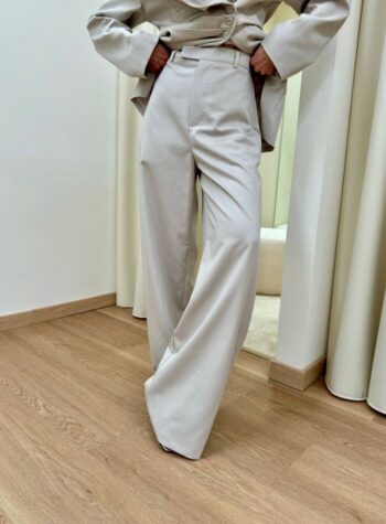 Shop Online Pantalone palazzo tortora HaveOne
