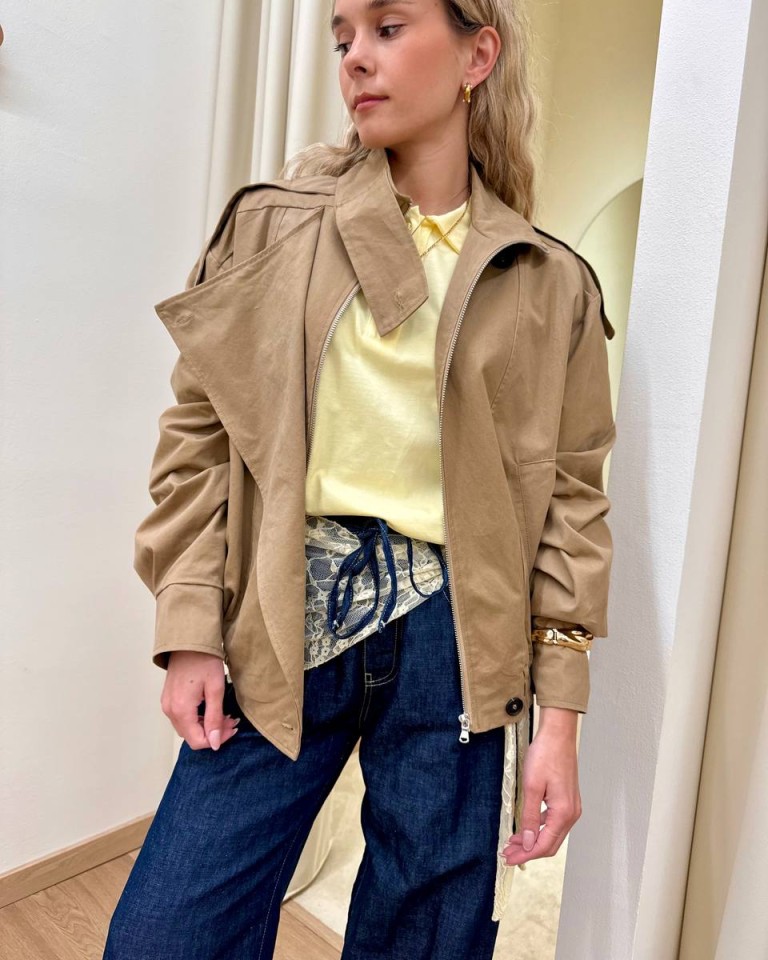 Bomber doppiopetto cammello Vicolo Shop Online Bomber doppiopetto cammello Vicolo