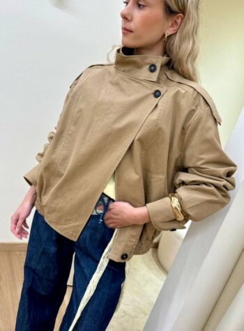 Shop Online Bomber doppiopetto cammello Vicolo