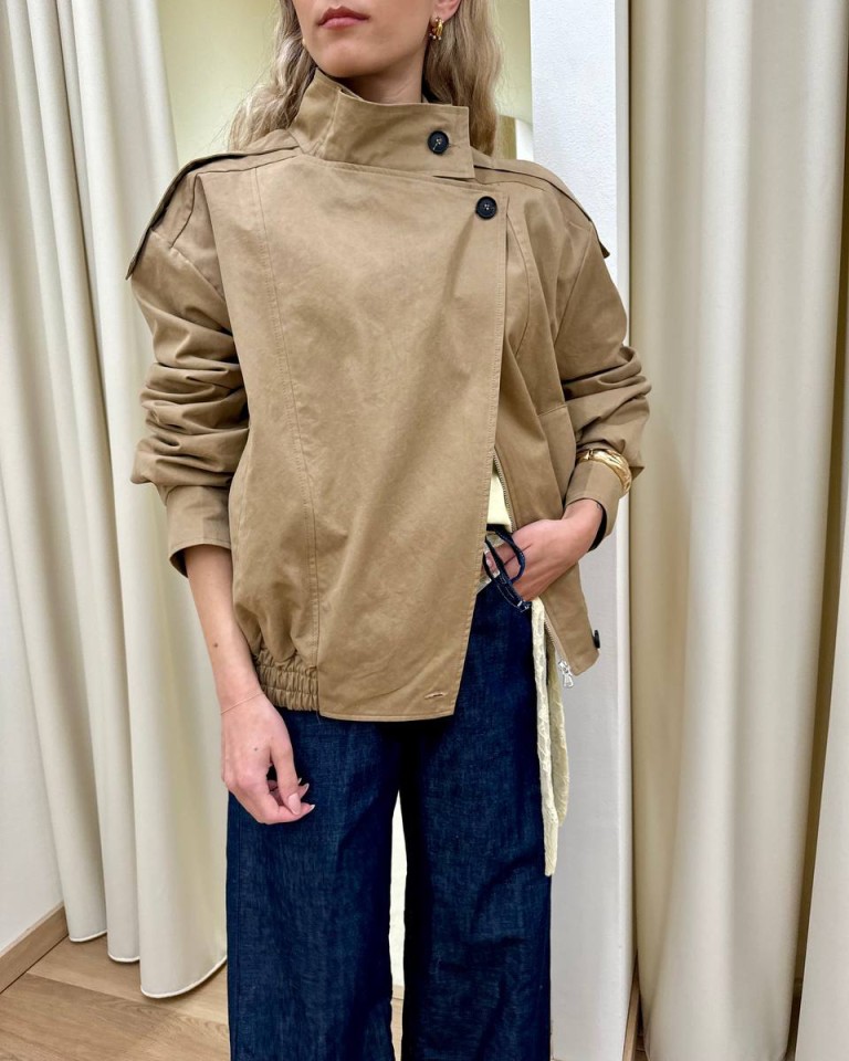 Bomber doppiopetto cammello Vicolo Shop Online Bomber doppiopetto cammello Vicolo