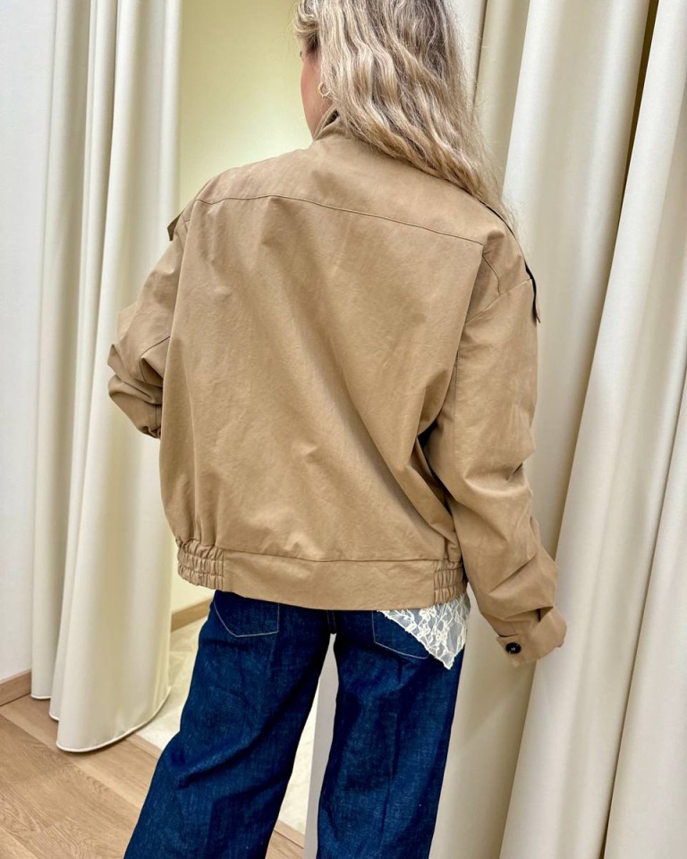 Bomber doppiopetto cammello Vicolo Shop Online Bomber doppiopetto cammello Vicolo