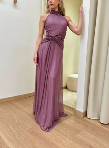 Shop Online Vestito lungo nodo melanzana Kontatto