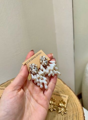 Shop Online Orecchino Victoria perle dorato Club Manhattan