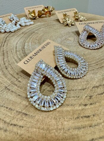 Shop Online Orecchino Sophia dorato Club Manhattan