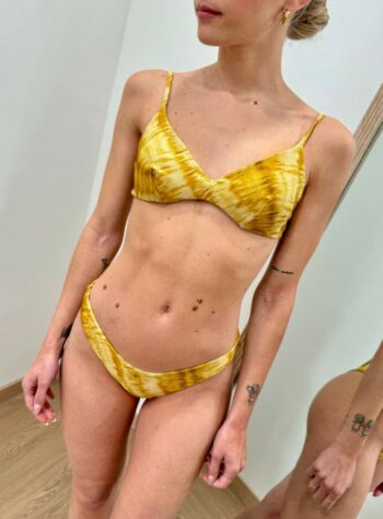 Shop Online Bikini Tina tie dye lurex giallo Matinée