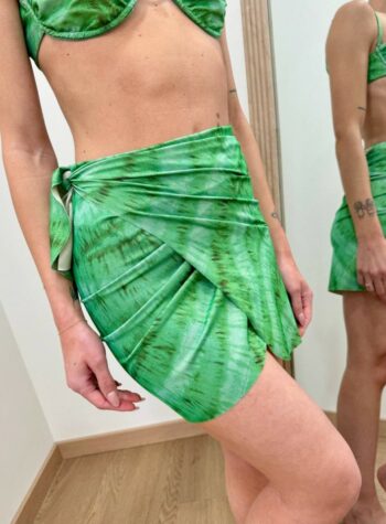 Shop Online Pareo Annette tie dye lurex verde Matinée
