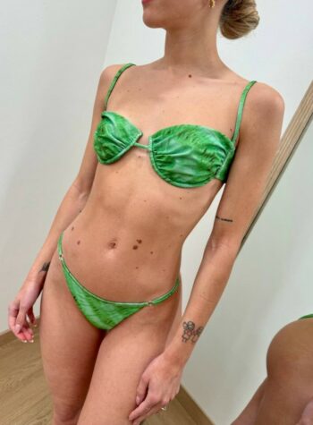 Shop Online Bikini Marina tie dye lurex verde Matinée