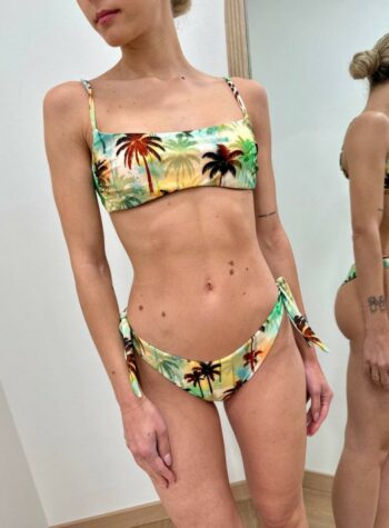 Shop Online Bikini Sabrina fantasia palme verde Matinée