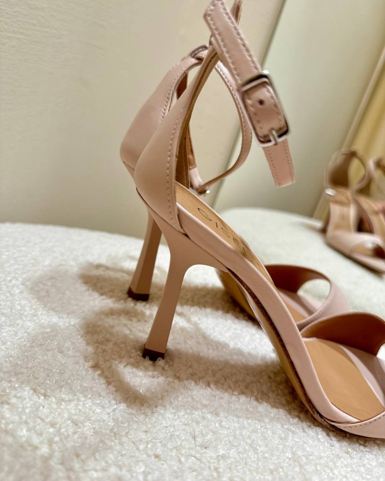 Sandalo Vittoria nappa nude Gisél Moiré Shop Online Sandalo Vittoria nappa nude Gisél Moiré