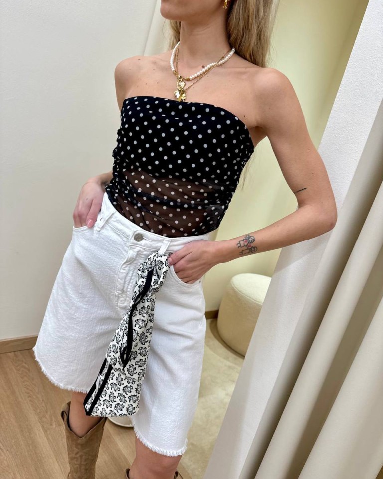 Body semitrasparente pois nero Vicolo Shop Online Body semitrasparente pois nero Vicolo