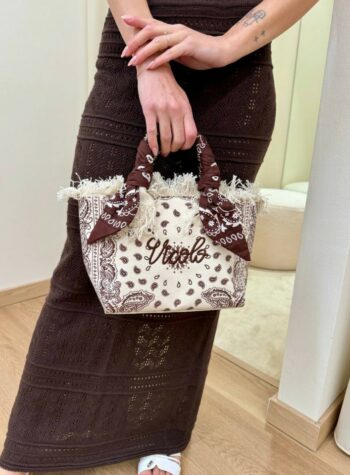 Shop Online Borsa Ibiza small bandana burro e moro Vicolo