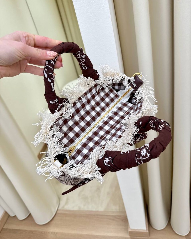 Borsa Ibiza small bandana burro e moro Vicolo Shop Online Borsa Ibiza small bandana burro e moro Vicolo