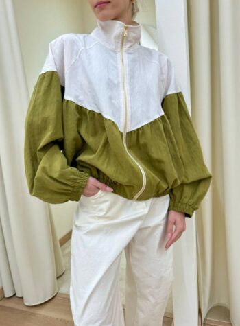 Shop Online Bomber arricciato burro e olio Vicolo