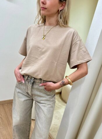 Shop Online T-shirt over scatoletta sabbia HaveOne