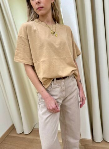 Shop Online T-shirt over scatoletta beige HaveOne