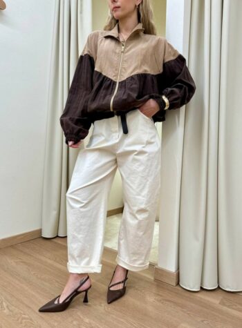 Pantalone ferro di cavallo burro Vicolo Shop Online Pantalone ferro di cavallo burro Vicolo