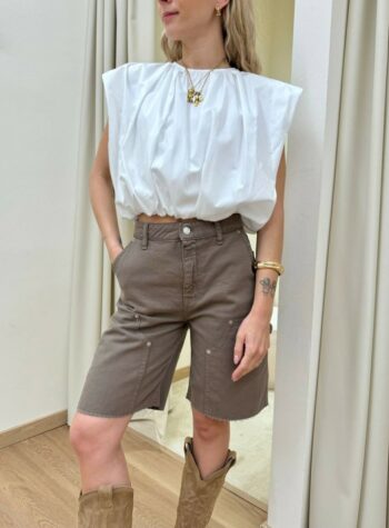 Shop Online Bermuda June fango Vicolo