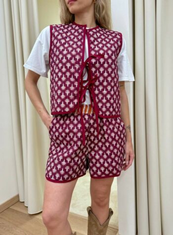 Shop Online Shorts trapuntati vino Vicolo