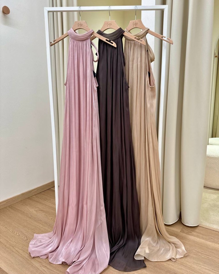 Vestito semilucido rosa Souvenir Shop Online Vestito semilucido rosa Souvenir