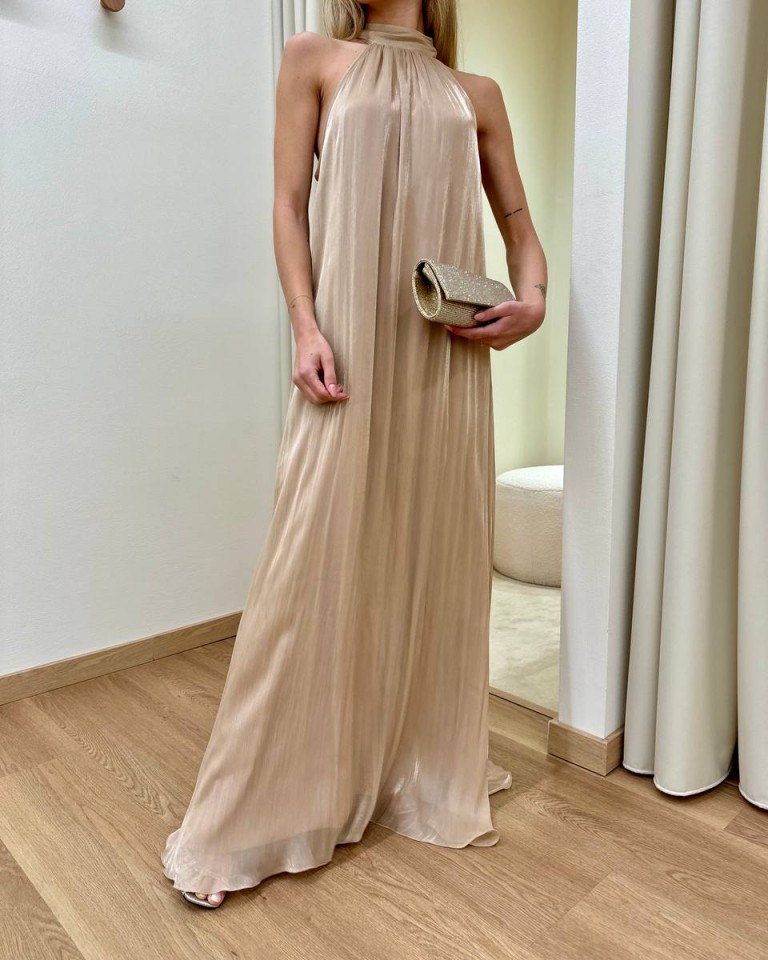 Vestito semilucido oro Souvenir Shop Online Vestito semilucido oro Souvenir