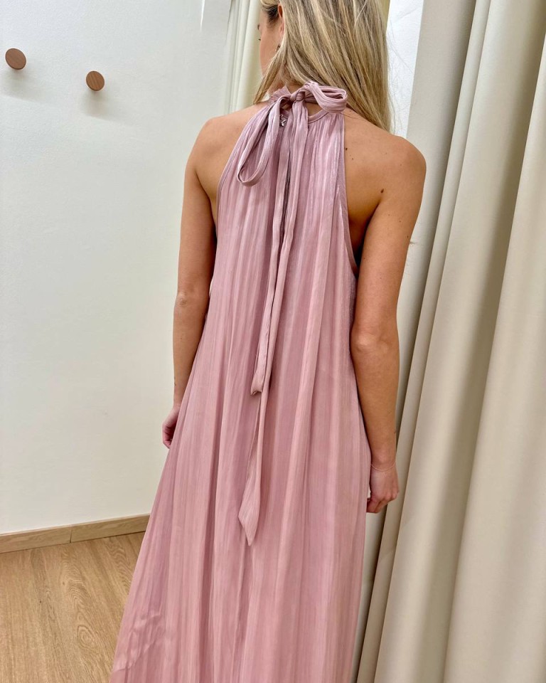 Vestito semilucido rosa Souvenir Shop Online Vestito semilucido rosa Souvenir