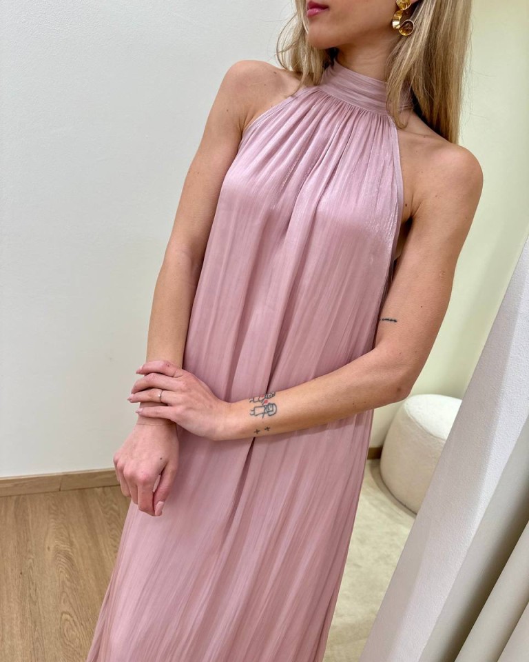 Vestito semilucido rosa Souvenir Shop Online Vestito semilucido rosa Souvenir